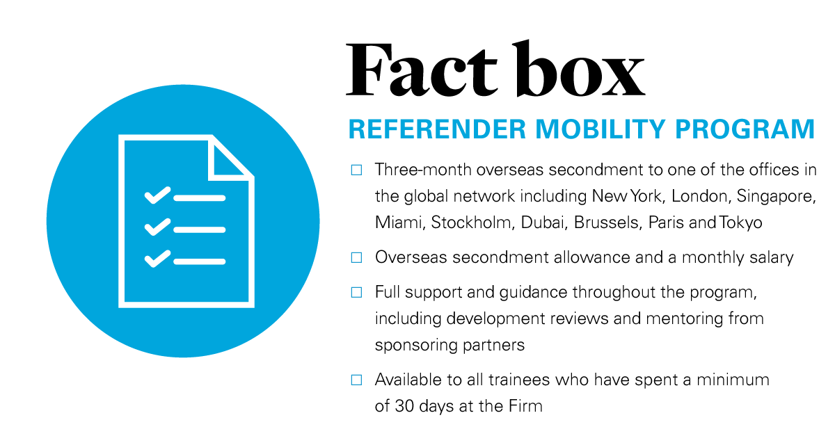 Referendar Mobility Program